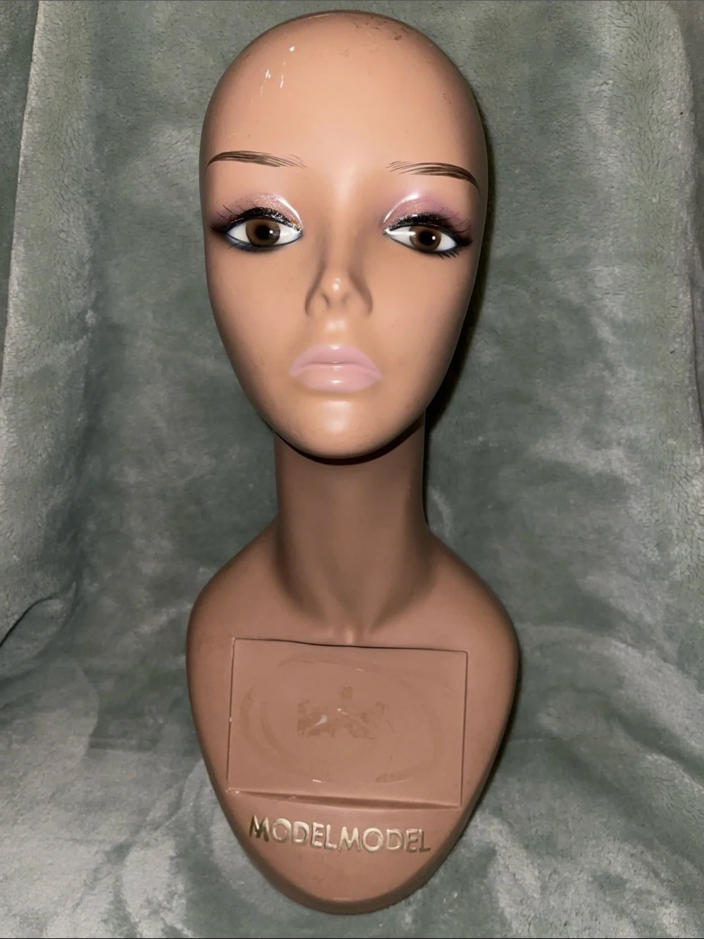 Tan Female Mannequin Head for Hair Styling